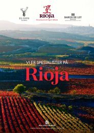 Vi er spesialister på Rioja