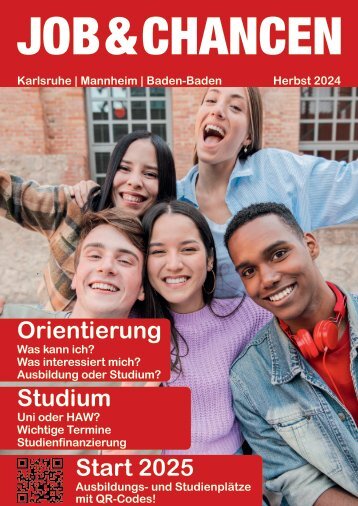 JOB & CHANCEN Karlsruhe/Mannheim/Baden-Baden Herbst-Ausgabe