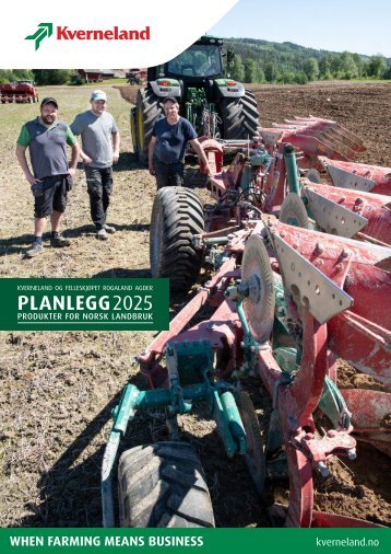 Kverneland planlegg 2025