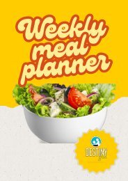 WEEKLY MEAL PLANNER