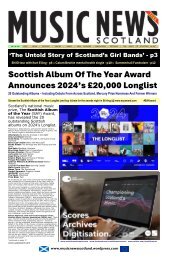 MUSIC NEWS Scotland (Sep24-19)