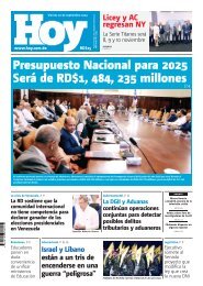 Edición impresa, viernes 20 de septiembre de 2024