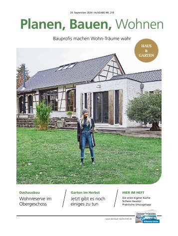 Planen, Bauen, Wohnen | September 2024
