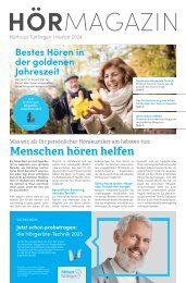 HÖRMAGAZIN - Hörhaus Tuttlingen | Herbst 2024