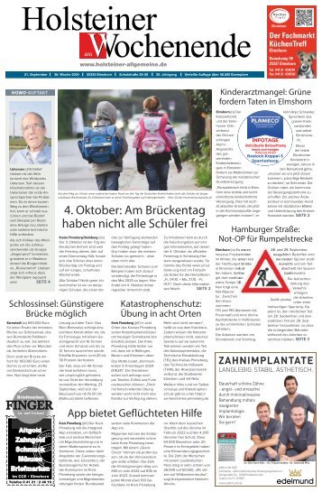 Holsteiner am Wochenende 38 2024