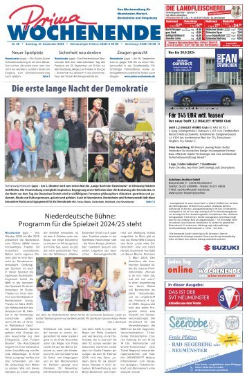 Prima Wochenende 38 2024