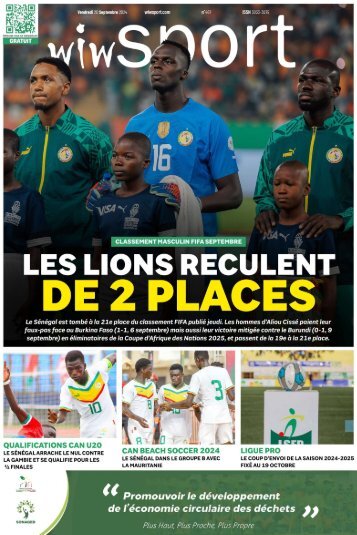 Journal wiwsport n467 - 20 sept. 2024