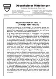 Bürgermeisterwahl am 10.10.10 - Großartige Wahlbeteiligung