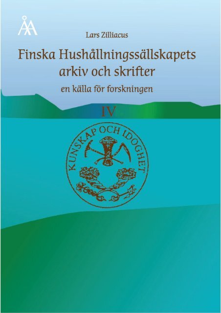 Finska Hushållningssällskapets arkiv och skrifter - Doria