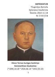 Dievo Tarnas kunigas kankinys Konstantinas Daukantas