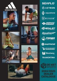 De Wet Sports 2024-2025 Dealer Catalogue