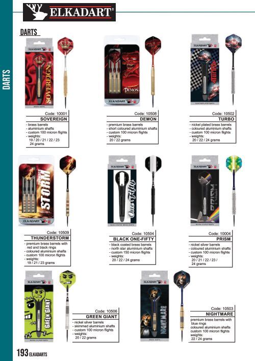 DARTS DARTS Code 10001 S darts-darts-code-10001-s