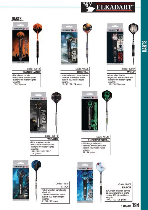 DARTS DARTS Code 10001 S darts-darts-code-10001-s