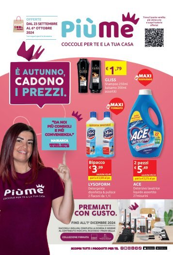 Volantino PiùMe valido dal 23 settembre al 06 ottobre 2024!