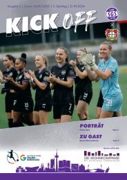 Kick Off (2) SGS Essen gegen Leverkusen