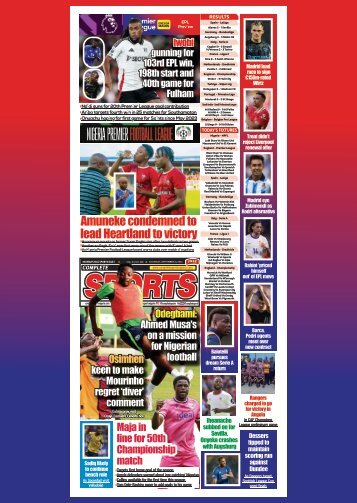 COMPLETE SPORTS - SATURDAY, SEPT 21, 2024