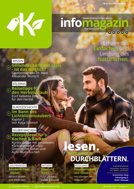 13 infomagazin Herbst 2024