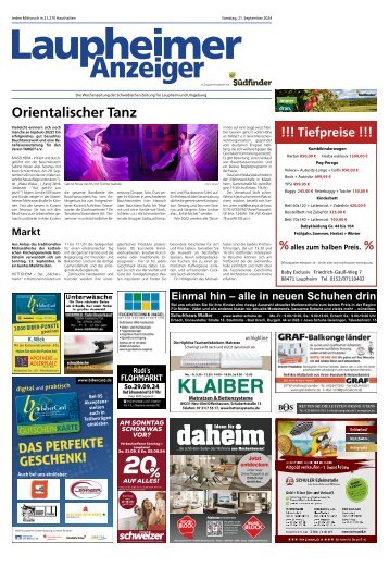 21.09.2024 Laupheimer Anzeiger