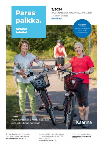 Paras paikka -asukaslehti, syyskuu 2024