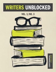 Writers Unblocked Issue 3