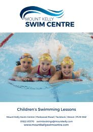 Mount Kelly Swim Centre Learn to Swim Leaflet Sept 2024 v1