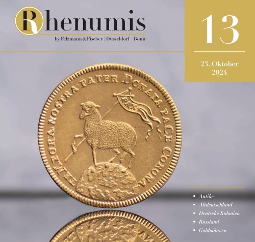 13. Rhenumis Auktion Münzen und Banknoten