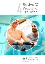 International Personal Training (sample manual)