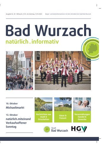 25.09.2024 Bürger- und Gästeinformation Bad Wurzach