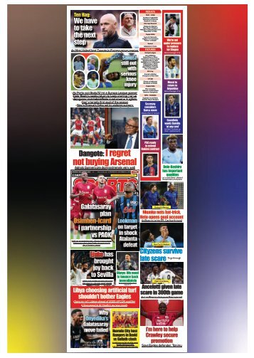 COMPLETE SPORTS - WEDNESDAY, SEPT 25, 2024