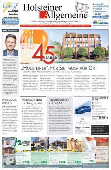 Holsteiner Allgemeine 39 2024