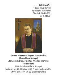 Gottes Friester Martyrer Franz Budris