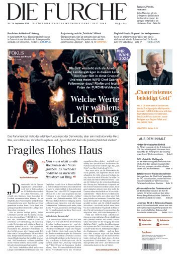 DIE FURCHE 26.09.2024