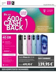 Telekom Monatsflyer Oktober 2024