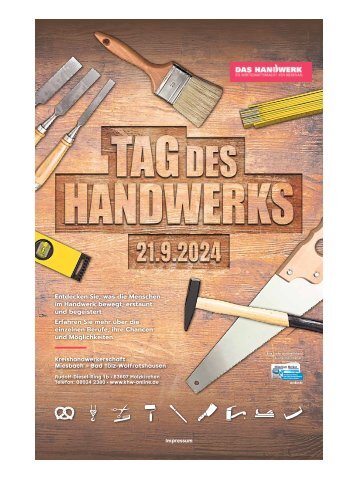 Tag des Handwerks | September 2024