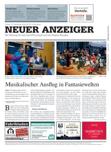 Neuer Anzeiger 27. September 2024