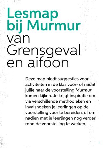 Lesmap bij Murmur van Grensgeval en aifoon