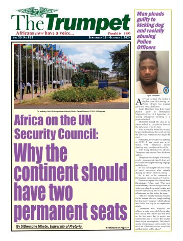 The Trumpet Newspaper Issue 632 (September 18 - October 1 2024)