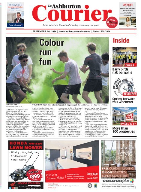 Ashburton Courier: September 26, 2024