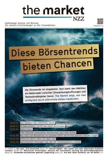 The Market NZZ Beilage: Diese Börsentrends bieten Chancen