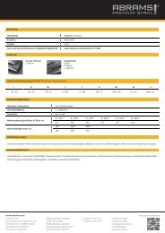 1.2714+ QT - Abrams Premium Stahl