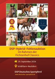 Fohlenauktion Fichtenhof Classics in Schäftlarn