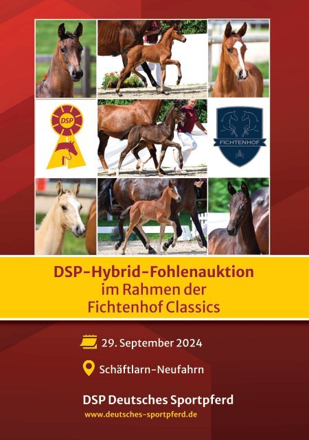 Fohlenauktion Fichtenhof Classics in Schäftlarn
