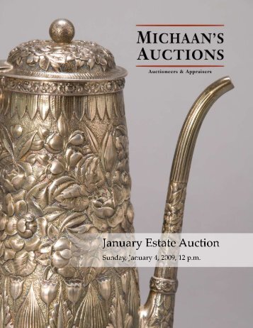 Sunday, January 4, 2009, 12 pm - Michaan's Auctions