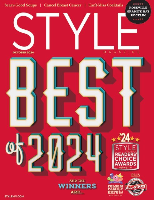 STYLE MAGAZINE OCTOBER 2024 READERS CHOICE AWARDS-ROSEVILLE GRANITE BAY ROCKLIN EDITION