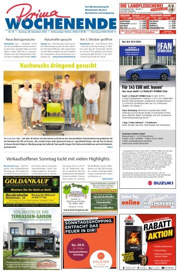 Prima Wochenende 39 2024