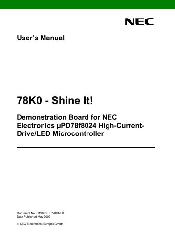 User's Manual EV-K0-HCD - Renesas Electronics