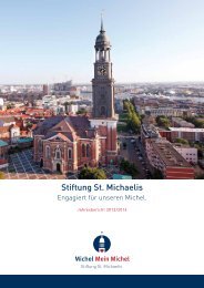 Jahresbericht 2013/2014 der Stiftung St. Michaelis