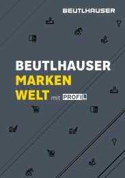 Beutlhauser Markenwelt mit Profil