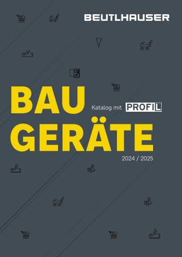 Baugeräte Katalog