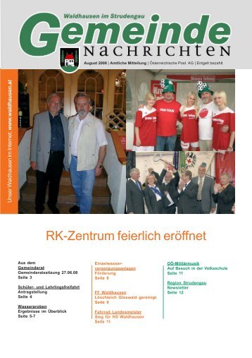 Die Radio Oberösterreich Sommertour 2008 - Marktgemeinde ...